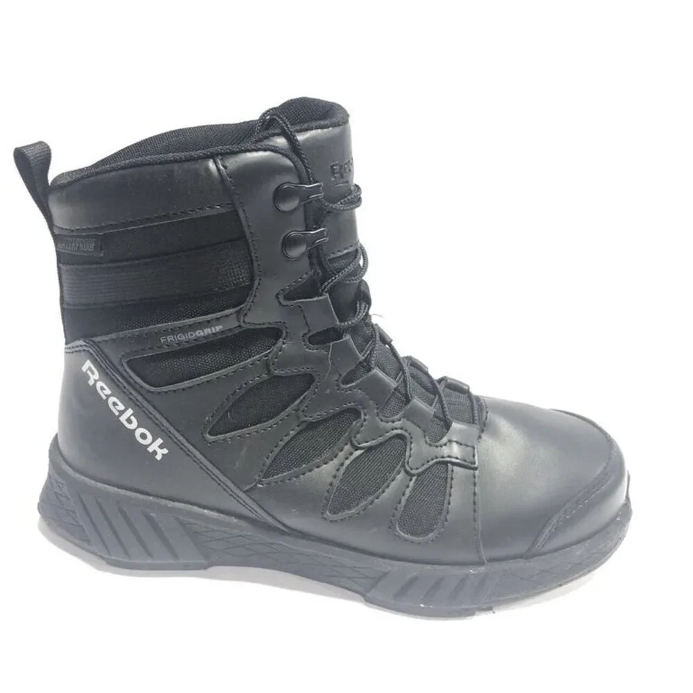 Reebok Men’s Floatride Energy Tactical Black Boots, Size 8.5M